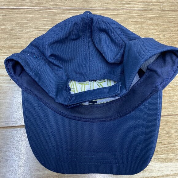 Men's Fishing Hat Sail Rowing Cap Blue Adjustable Embroidered Logo - Picture 3 of 6